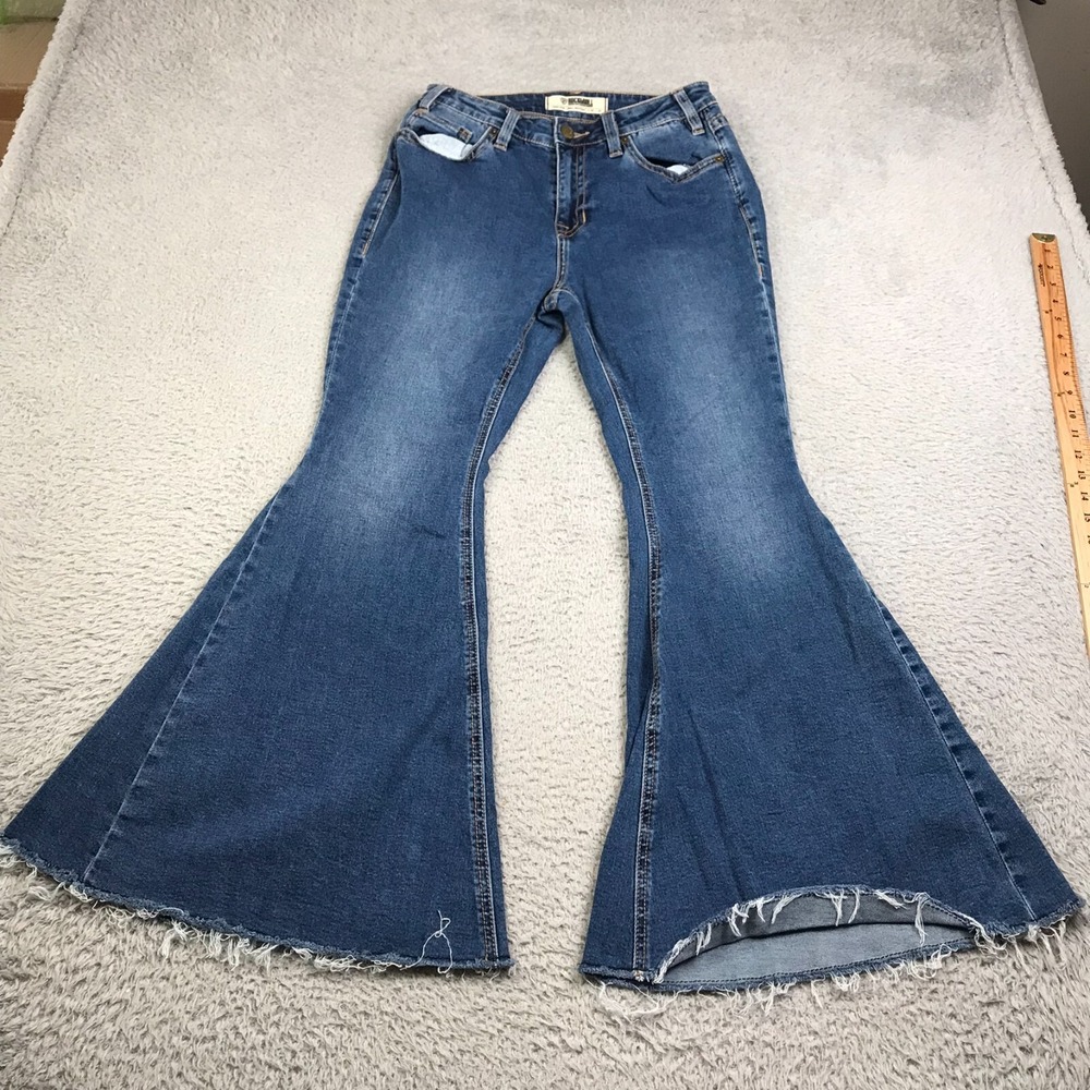 Rock & Roll Cowgirl Jeans Women 28 (27x28)High Rise Bell Bottom Western Flare